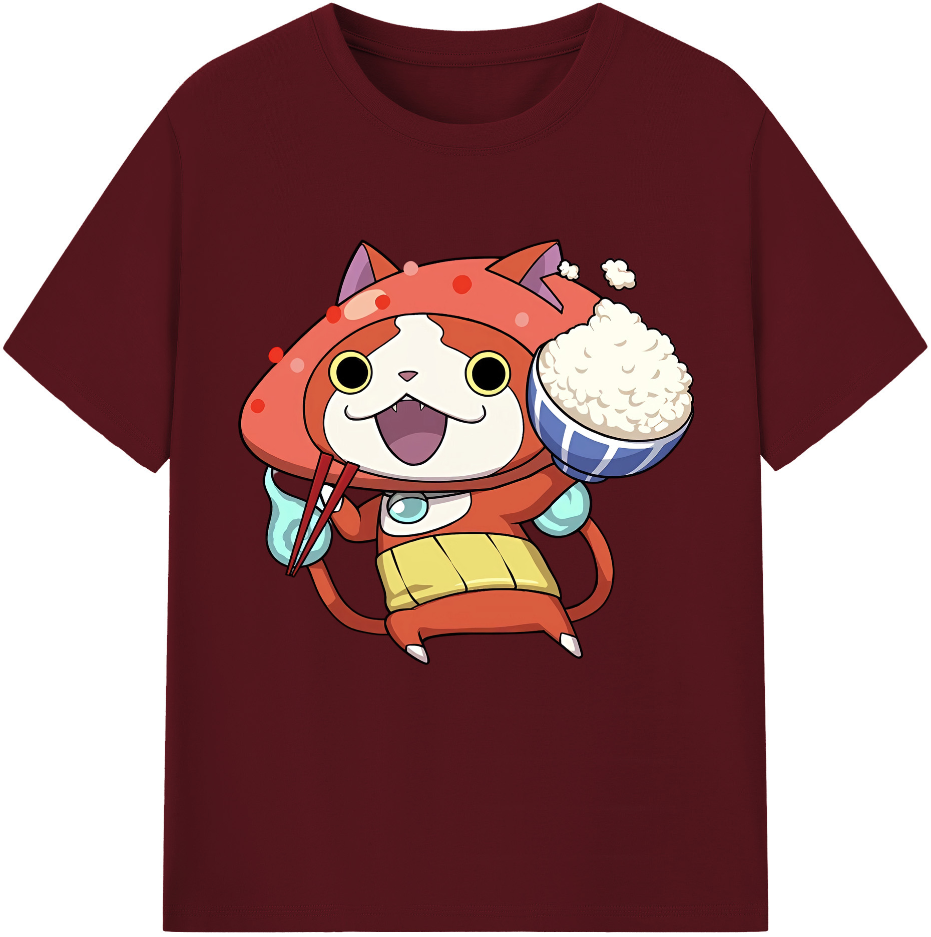 （画像用） 妖怪ウォッチ Yo-kai Watch 綿100％半袖Tシャツ（フロントプリント）